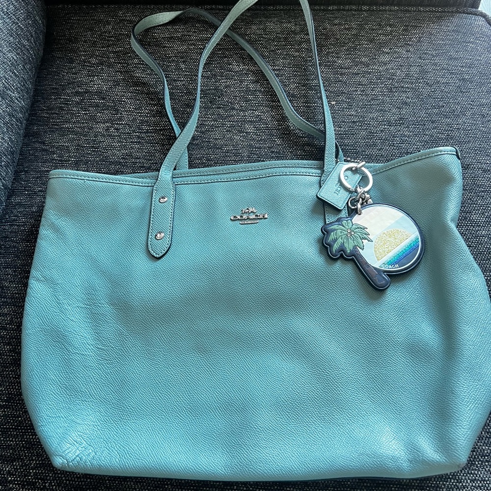 Teal Women’s Coach Shoulder Bag/Purse